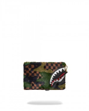 Pochette Sprayground Pochette 3am Fur Pouchette πρασινο | 8143AZKHB