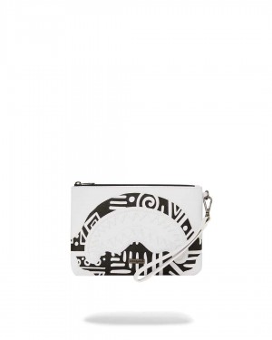 Pochette Sprayground Pochette Ai Tribal Courture Crossover Pochette ασπρα | 1683ORMQD