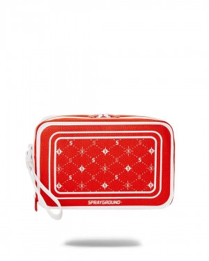 Pochette Sprayground Pochette Bandana Toiletry κοκκινα | 9702KSEMY