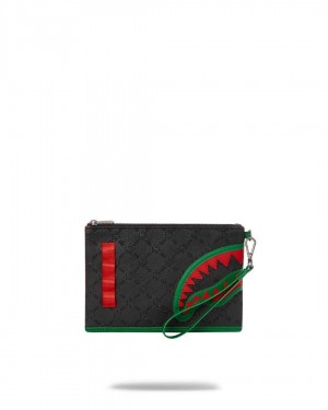 Pochette Sprayground Pochette Deniro Pouchette πρασινο | 0146ENVIW