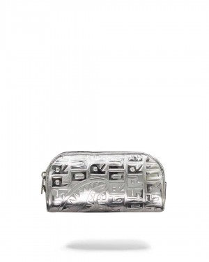 Pochette Sprayground Pochette Metallic Infiniti Pouch μεταλλικός ασημι | 5817IRBCH