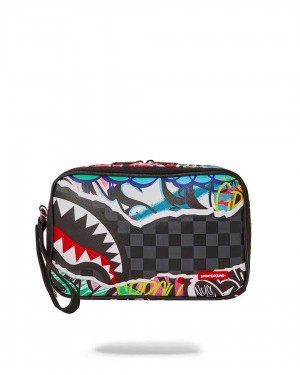 Pochette Sprayground Pochette Pull Away Toiletry μαυρα | 8362GRQWM