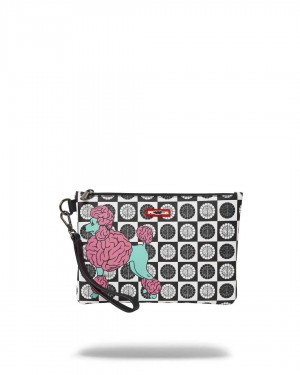 Pochette Sprayground Pochette Ron English Pouchette ασπρα | 9476JSRHV