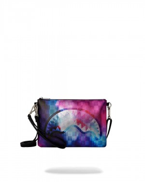 Pochette Sprayground Pochette Tye Check Pochette μωβ | 3049JIDVF