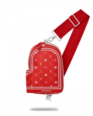 Small Bags Sprayground 6th Avenue Bandana Crossbody κοκκινα | 2145ADUNP