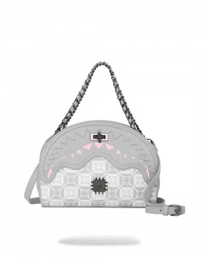 Small Bags Sprayground Ai Stunna Shark Handbag κρέμα σκούρο γκρι | 6734VKPXM