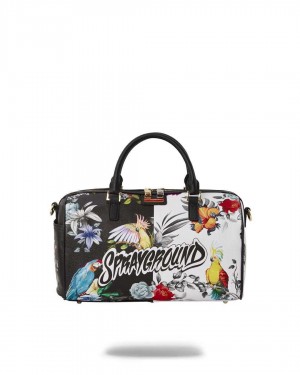 Small Bags Sprayground Aviary Mini Duffle ασπρα | 7246OKIMX