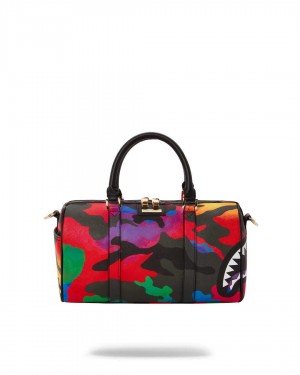 Small Bags Sprayground Camoburst Mini Duffle μαυρα | 3872IQURO