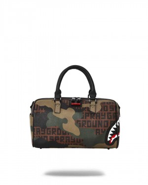 Small Bags Sprayground Infiniti Mini Duffle καμουφλάζ πρασινο | 1527MXZJF