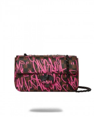 Small Bags Sprayground Sharks In New York Clutch φουξια | 1927XIBES