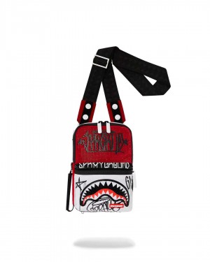 Small Bags Sprayground Vandal Trinity Sling κοκκινα | 7936MRHYZ