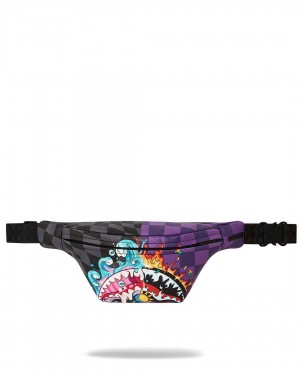 Waist bag Sprayground Crazy Eyes Crossbody μωβ | 3568JNPTK