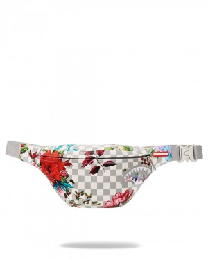 Waist bag Sprayground Jardin Du Palais Savvy Crossbody ασπρα | 4250BEWLV