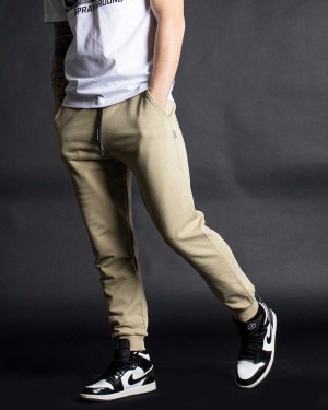 Παντελονι Jogger ανδρικα Sprayground Spray Pants Μπεζ | 4180ZDYNW