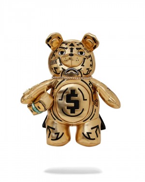 Σακιδια Sprayground Ai Tribal Medium Moneybear χρυσο χρωμα | 7401NZLCU