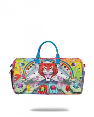 Τσαντεσ Sprayground Astrojungle Duffle μπλε | 9361GRBQK