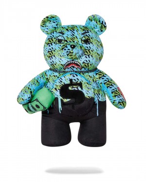 Σακιδια Sprayground Bear Code Bearbackpack μπλε | 5187IOKNV