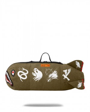 Τσαντεσ Sprayground Call Of Duty Duffle πρασινο | 4271UCPDX