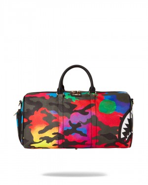 Τσαντεσ Sprayground Camoburst Duffle μαυρα | 9643XNTBJ