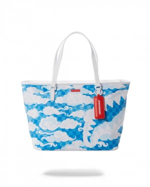 Τσαντεσ Sprayground Cloud Dragon Tote μπλε | 5824YAQXW