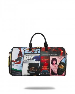 Τσαντεσ Sprayground Comic Chaos Duffle μαυρα | 3609NQCXD