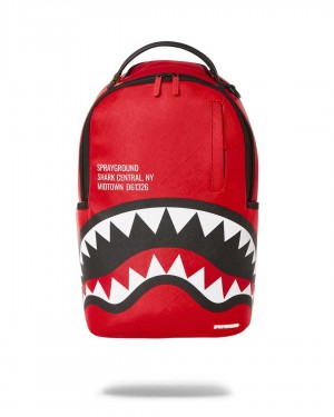 Σακιδια Sprayground Core Sharkmouth κοκκινα | 5064FBAZL