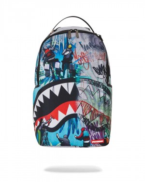 Σακιδια Sprayground Creators Ofs Dlxsr μπλε | 8576ZENOL