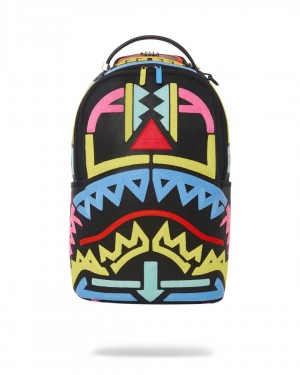 Σακιδια Sprayground Electric Retro κίτρινα | 9538VPQGB