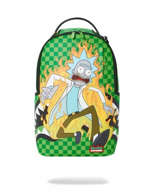 Σακιδια Sprayground Fire Rick Sharkmouth πρασινο | 2751PRCLE