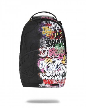 Σακιδια Sprayground Half Graff 2 μαυρα | 5401HGLWM