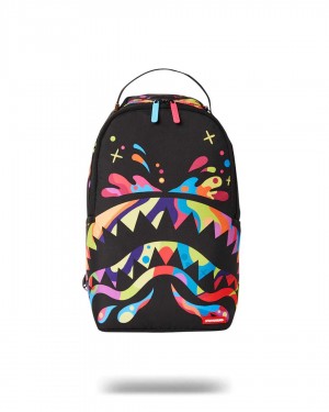 Σακιδια Sprayground Happy Days Shark Mini μαυρα | 1378DIQXR