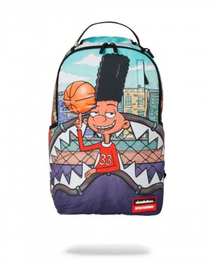 Σακιδια Sprayground Hey Arnold: Gerald Shark μπλε | 3728QRPOU