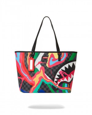 Τσαντεσ Sprayground Laffy Taffy Tote φουξια | 4983NUQCJ