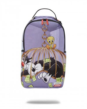 Σακιδια Sprayground Looney Tunes Birdcage Dlxr μωβ | 6841KWSGA