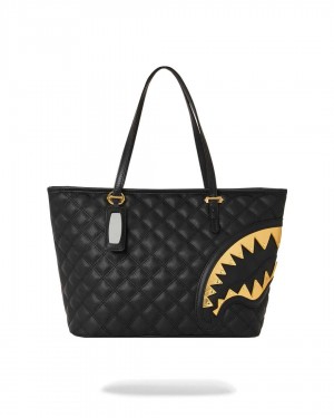 Τσαντεσ Sprayground Mamba Quilted Tote μαυρα | 2391VZMCU