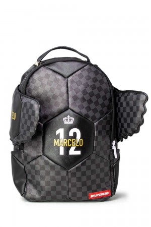 Σακιδια Sprayground Marcelo Soccer King μαυρα | 0436ROFTI