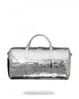 Τσαντεσ Sprayground Metallic Infiniti Duffle μεταλλικός ασημι | 8216IBFRV