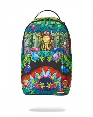 Σακιδια Sprayground Mind Tri Crazy Shark Dlxsr πρασινο | 9560AKSOZ