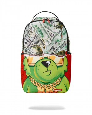 Σακιδια Sprayground Money Bear Dreamin Of Money Dlxsr πρασινο | 6954OHDKP