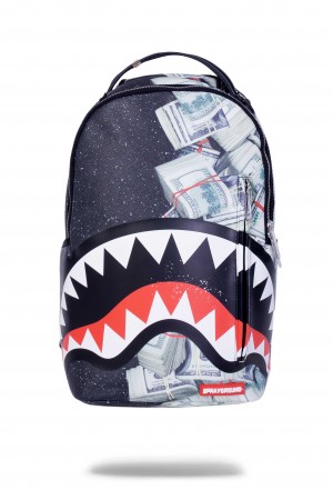 Σακιδια Sprayground Money Powder Shark μαυρα | 1835ZFXEU