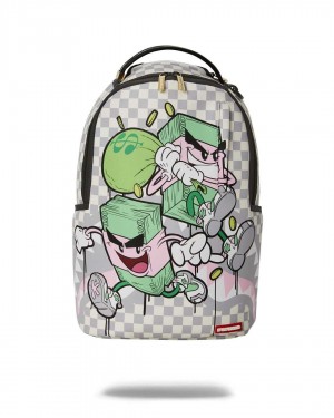 Σακιδια Sprayground Moneyboys Otr2 Dlxr ασπρα | 1572XDTQA