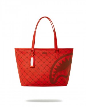 Τσαντεσ Sprayground Moneygram Brick Tote σκούρο κοκκινα | 7309KTEJZ