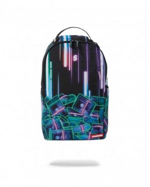 Σακιδια Sprayground Neon Money μαυρα | 7543LUFHB