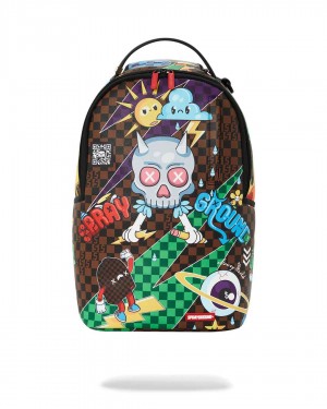 Σακιδια Sprayground New Bubbly Japan Dlxsv καφε | 1685RIGQJ