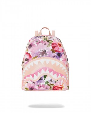 Σακιδια Sprayground Painted Floral Savage ροζ | 4095LGISO