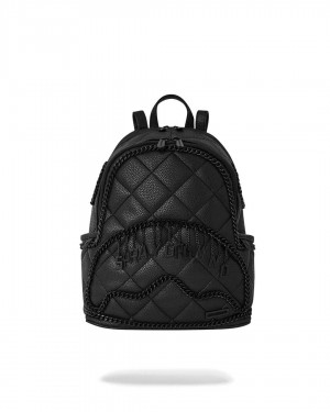 Σακιδια Sprayground Quilt With 1 Line Stitch Savage μαυρα | 5814UGDSR