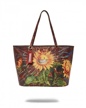 Τσαντεσ Sprayground Ron English Sunflower Tote πορτοκαλι | 1584BAEYU