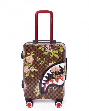 Βαλιτσεσ Sprayground Shark 22 Carry-on με λουλουδια πρασινο | 6987VDNLG