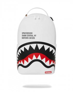 Σακιδια Sprayground Shark Central 2.0 ασπρα | 6509WENIR