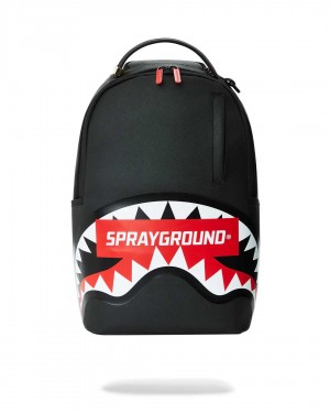 Σακιδια Sprayground Shark Central Sg Logo Core μαυρα | 5348QWVXE